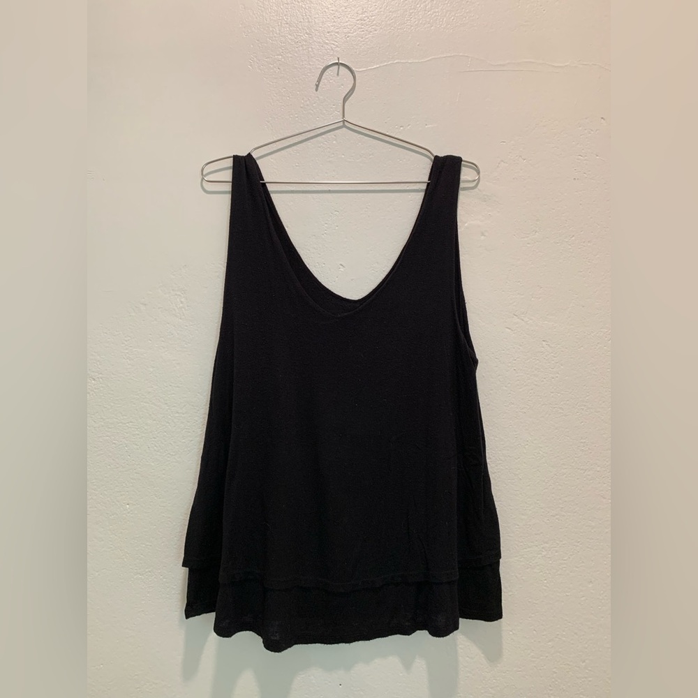 Forever 21 Layered Black Tank Top